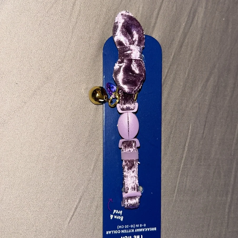 Youly the heir Purple Velvet Breakaway Kitten Collar (XS)